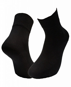 Мужские черные медицинские носки с ослабленной резинкой  A.VEASA